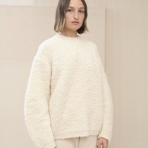 Lauren Manoogian Astrakhan sweater in Alabaster size 2